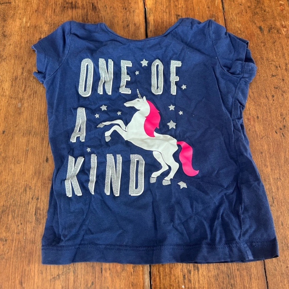 Carters 12m unicorn short sleeve shirt